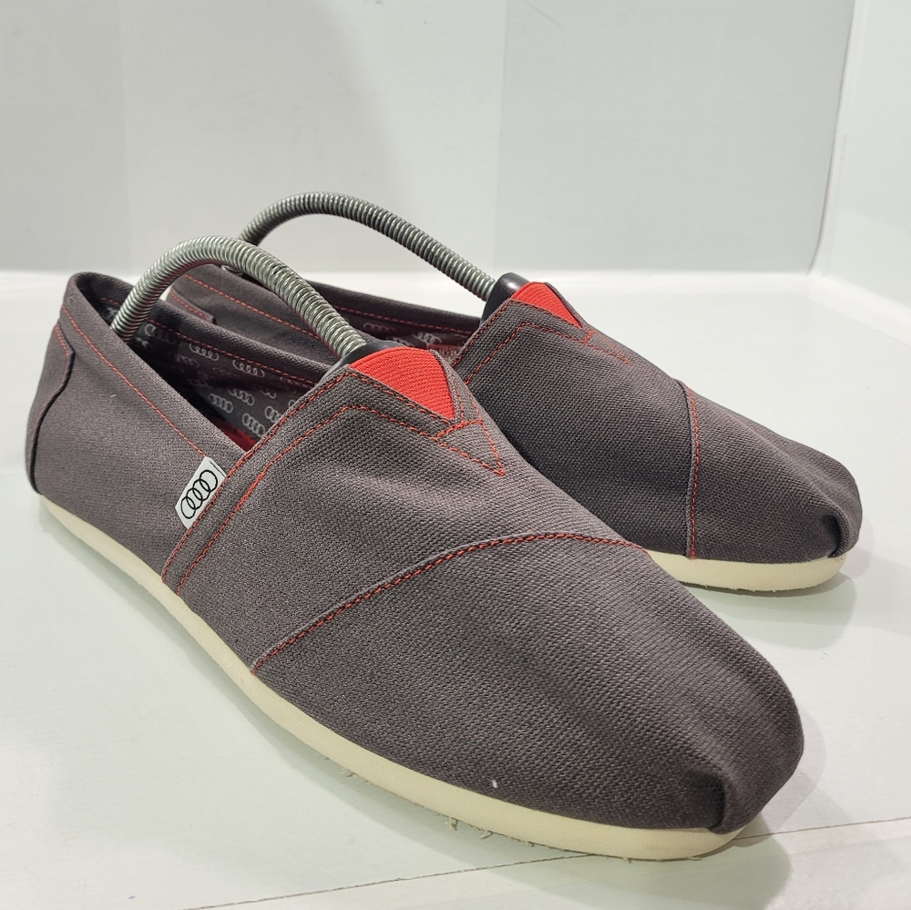 TOMS MEN'S CLASSIC AUDI ASH LIMITED EDITION SHOES LOAFERS SIZE 9.5 NWT - Picture 2 of 14